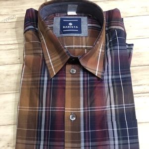 Men NEW Babista Plaid L/S Sport Shirt N70